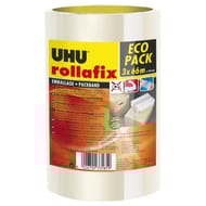 Rollafix emballage ruban transparent - 3 x 66mx50mm