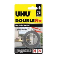 DOUBLEFIX EXTRA FORT INVISIBLE - RUBAN 75KG - 1.50MX19MM