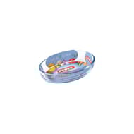 Pyrex plat ovale en verre 21x13cm