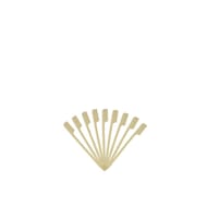 100 brochettes bamboo 15cm à poignées