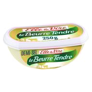 Elle & vire beurre tendre de normandie demi sel 80% mg barquette250g