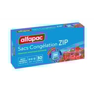 Alfapac sacs congelation zip renforce petit modèle