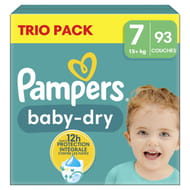 Pampers baby dry couches maxi géant taille 7 x93