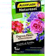 Algoflash Naturasol engrais Fleurs rosiers massifs 800 g