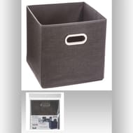 Boite rangement gris fonce chine