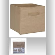 Boite de rangement toile de jute