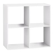 Etagère 4 cases mix blanc
