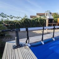 Enrouleur piscine hors sol jusqu'à 5.80m de large