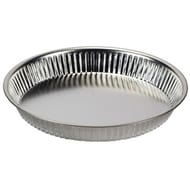 Moule a tarte en acier etame 25 cm