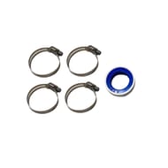 Colliers de serrage x4 et un rouleau de Téflon
