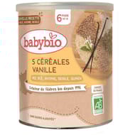 Babybio céréales vanille avec quinoa dès 6 mois 220g