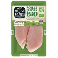 Nature de France filet de poulet fermier bio blanc x2