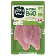 Nature france escalope de dinde bio x2