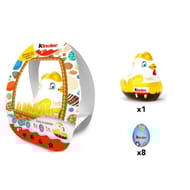Kinder moulage poule 138g + 8x minis eggs lait 40g - 178g