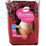 Cora incontinence discreet taille L X10