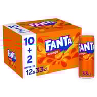 Fanta orange 10+2x33cl gratuits
