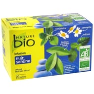 Nature bio infusion nuit sereine bio x20s -30g