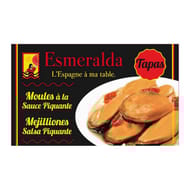 Esmeralda moules sauce piquante 111g