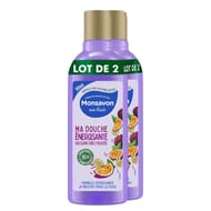 Monsavon au lait gel douche passion bien fruitée 300ml lot de 2
