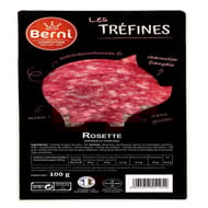 Berni les tréfines rosette pur porc tranché environ 10 tranches 100g