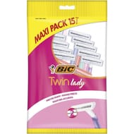 Bic rasoirs jetables féminins Twin Lady x15
