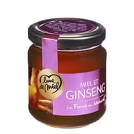 Lune de Mie miel et ginseng energymiel Pot verre 250 g