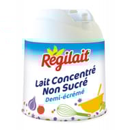Régilait petit pot de lait demi-écrémé concentré non sucré 200g