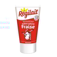 Régilait tube pocket lait concentré sucre fraise 60g