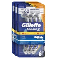 Gillette sensor3 jetables smooth x18
