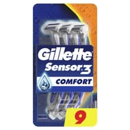 Sensor3 Gillette jetables smooth 9ct