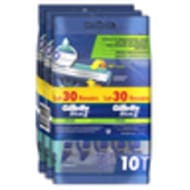 Gillette Blue II Plus Slalom Rasoirs jetables pour Homme Lot de 3x10