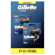 Gillette proglide lames lot 4+6