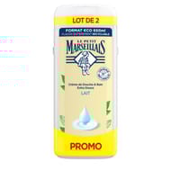 Le Petit Marseillais  douche & bain extra doux lait 2x 650ml 1332g