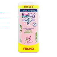 Le Petit Marseillais douche & bain extra doux fleur de ceriser 2 x 650g