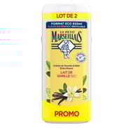 Le Petit Marseillais douche & bain vanille 2x 650ml 1332g