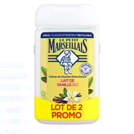 Le Petit Marseillais douche extra doux vanille bio 2x250ml