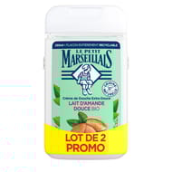Le Petit Marseillais douche extra doux amande douce bio 2x250ml