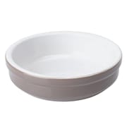 Plat à crème brulée 12cm coloris taupe