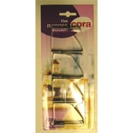 Cora lot de 4 fixe-nappe inox