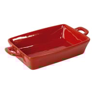 Plat individuel 19.5x10cm coloris framboise