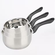 Lot de 3 casseroles 16/18/20 cm