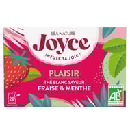 Joyce thé blanc fraise menthe bio 30g