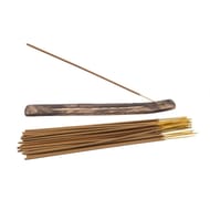 Bâtons d'encens citronnelle x30 + support en bois