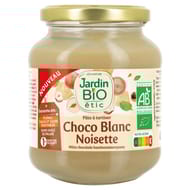 Jardin bio étic pâte à tartiner choco blanc noisette bio 350g