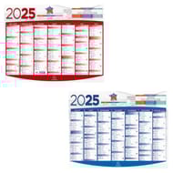 Exacompta calendrier recto verso 7 mois 43x33.5