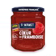St mamet confiture coeur de framboise 310g