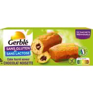 Gerblé cake fourré saveur chocolat noisette sans gluten 210g