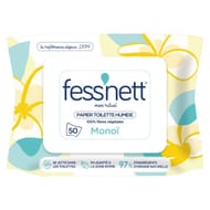 Fess'nett papier toilette humidifié monoï x50