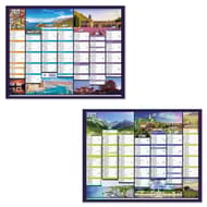 Exacompta calendrier perfo grille recto verso 430x335 mm 7 mois france