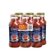 Cirio purée de tomates en bouteille 6x700g prix choc